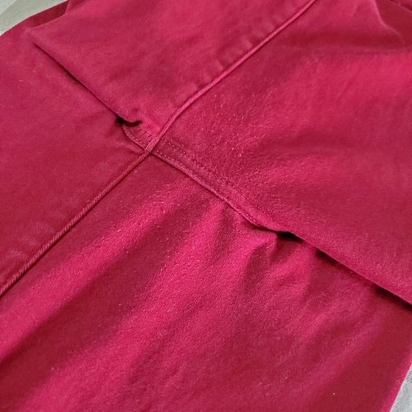 Burgundy color jeans size 28 (162) - Picture 4 of 6